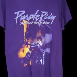 EUC NWOT Prince Purple Reign Liscensed T-Shirt, Sz Med